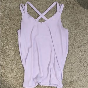 Pink Rose Purple Tank Top